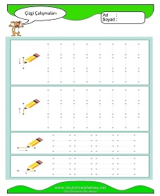 Çizgi Çalışma Sayfaları